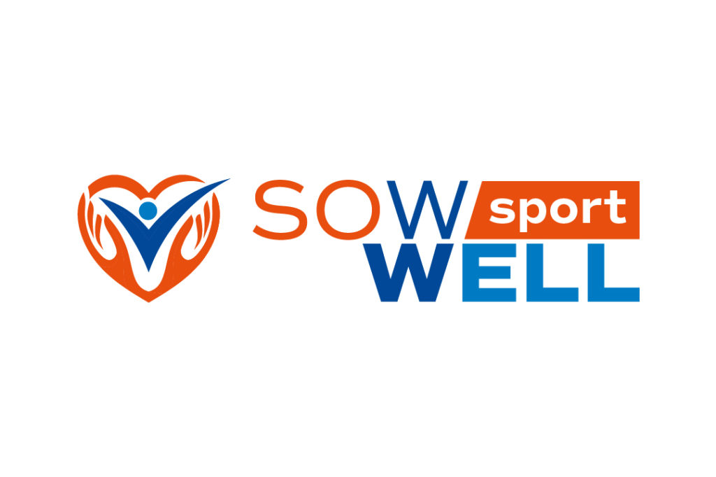 Logo Sow Well Sport orizzontale sfondo bianco